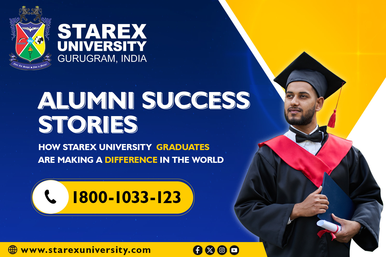 Alumni Success Stories: How Starex University Graduates Are Making a Difference in the World